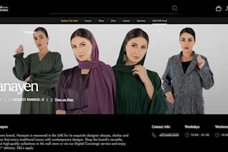 design abaya shopify store islamic clothing website hijab droshipping store