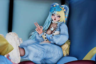 create custom vrchat avatar humanoid furry avatar vrc avatar vr character nsfw