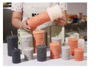 create 3d silicone mold design for candle, resin, chocolate mold for 3d printing