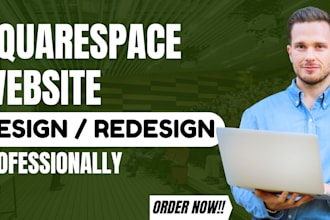 design a beautiful and mobile responsive squarespace website