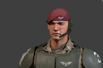 3d game character 3d game asset character modelling in blender for game