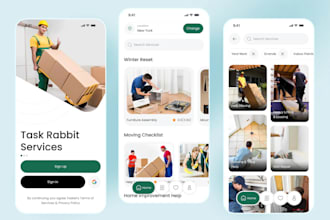 build ondemand handyman app, home service website, booking app, evc iot app