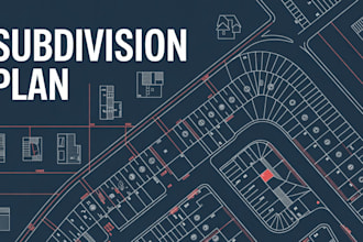 design professional subdivision plans for accurate property layouts
