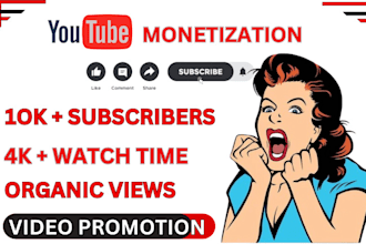 do youtube channel promotion,USA,UK short video subscription growth,monetization
