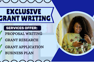 do research apply and write wining your grant proposal, 501c3, contract