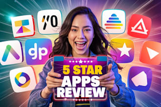 do a app 5 star app review via android very fast