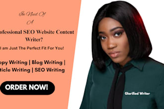 be your SEO website content writer for website copywriting