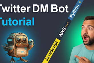build twitter x bot, instagram bot, linkedin bot, mass dm bot, tiktok bot