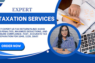 prepare and efile US tax returns forms us tax prepare 1040 1120 or llc tax
