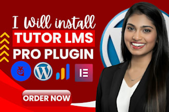 install tutor lms pro plugin for elearning website with lifetime update