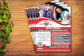 design home care health care flyer