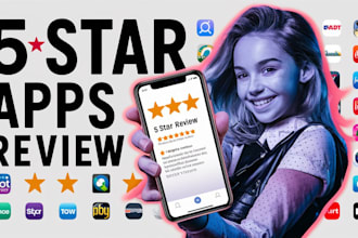 do a app 5 star app review via android super fast