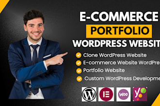 stunning wordpress business portfolio ecommerce clone site