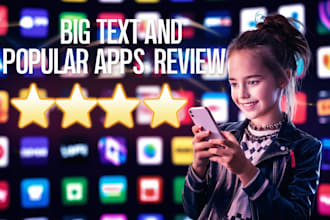 do a app 5 star app review via android very fast
