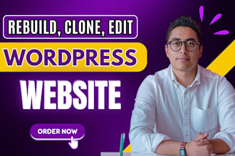 build rebuild wordpress website clone edit wordpress site fix brick awesome acss