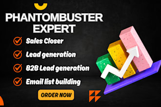do phantombuster sales closer sales representative and list lead