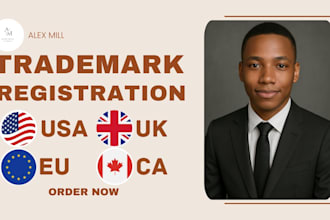 do trademark registration in USA, UK, eu, canada and search