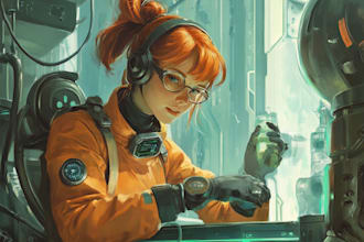 create star wars and sci fi illustration and game design