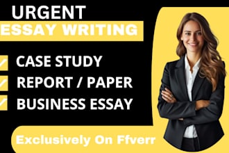 do urgent essay writing as an essay writer