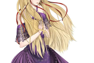 draw your character in anime manhwa style