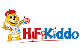 design unique art classes kids logo