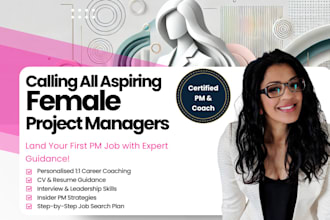 help women break into project management with coaching and career guidance