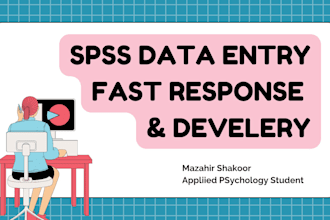 do spss data entry and excel data entry data analysis
