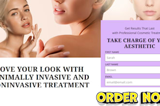build a responsive medica website, clinic, spa,  healthcare, botox website