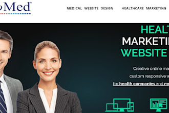 build a responsive medica spa website, koala, medical website