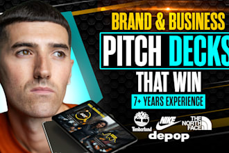 create winning investor pitch decks and creative treatments for brands