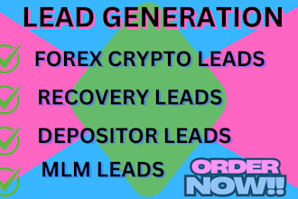 deliver profitable forex lead, investor lead, forex lead, crypto lead