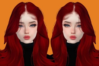custom vrchat avatar 3d model vr character vrc furry avatar fursona nsfw outfits