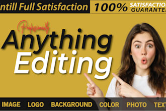 edit, fix ai image, logo, change color, remove add background,  object,vectorize