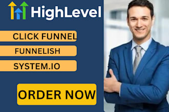 build gohighlevel click funnel  funnelish  getresponse thrivecart