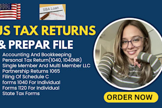provide US tax filing, tax returns, business tax, individual, llc, 1120 and 5472