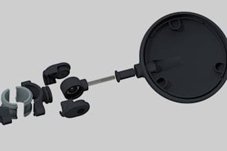 create professional 3d cad model for plastic injection mold