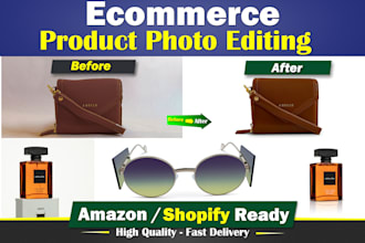 do professional ecommerce product photo editing