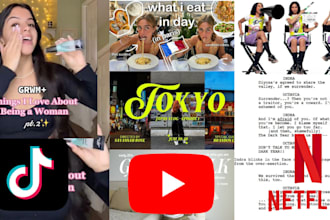 write you engaging scripts for tiktok, instagram reels,youtube and more