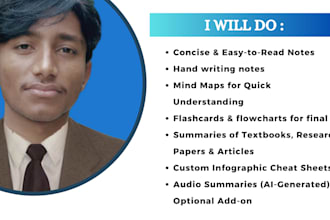 assist you in ai powered study notes and guides
