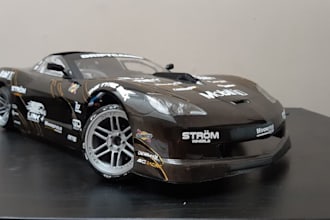 do realistic 3d rc car model, 3d car model, 3d vehicle model, 3d car animation