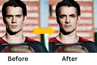 fix blurry images, face swap, image enhancement, and background remove