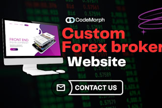 develop forex trading website, mimic trading website and forex broker website