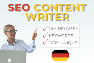 be your german copywriter, blog, article, SEO, blog post, content writer
