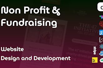 build non profit and fundraising website development
