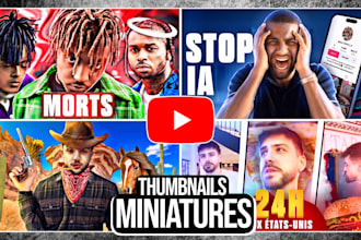 design a professional youtube thumbnail and miniature