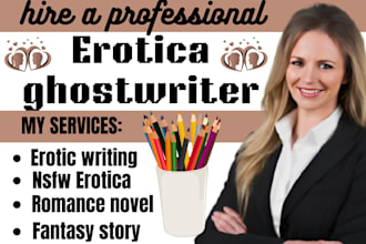 erotic writing romance erotica ghostwriter nsfw smut novel short story fantasy