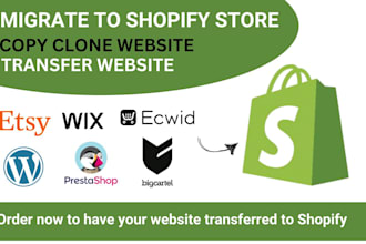 migrate to shopify etsy wordpress any cms to shopify copy clone website