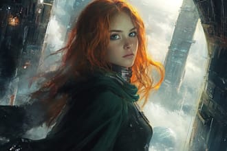 design stunning sci fi, fantasy book cover art or e book cover design