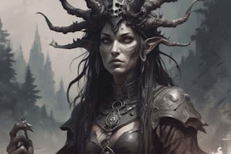 dark fantasy horror character creation