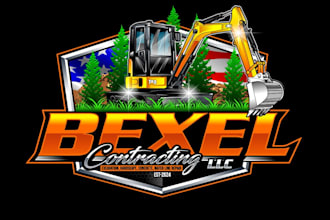 create exclusive and marvelous contracting logo  design